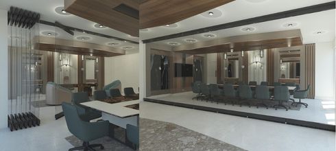 Vách ngăn di động kính cường lực