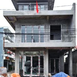 Thi công Cửa nhôm xingfa 2 cánh công trình nhà chị Vân